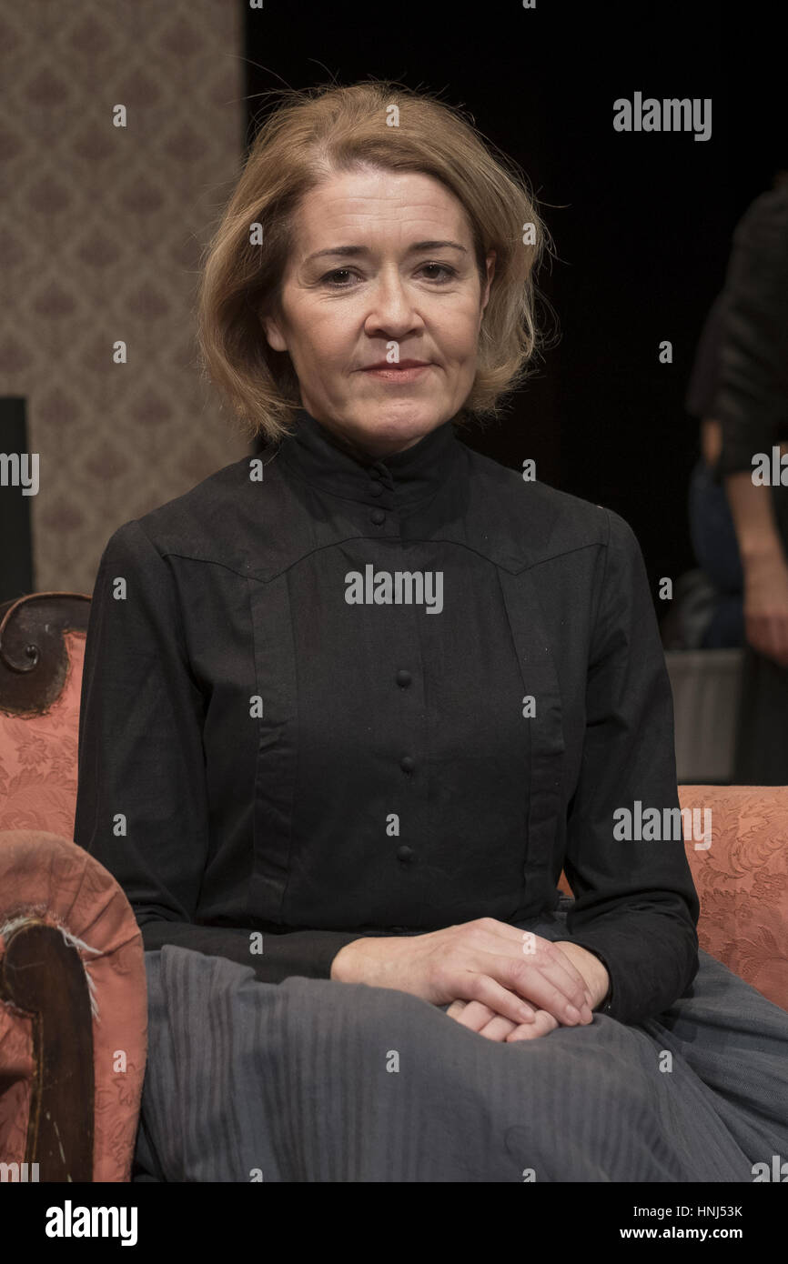 Maria Pujalte in a stage adaptation of 'Tristana,' adapted from the novel by Benito Pérez Galdós, at the Teatro Fernan Gómez in Madrid, Spain.  Featuring: Maria Pujalte Where: Madrid, Community of Madrid, Spain When: 13 Jan 2017 Credit: Oscar Gonzalez/WENN.com Stock Photo