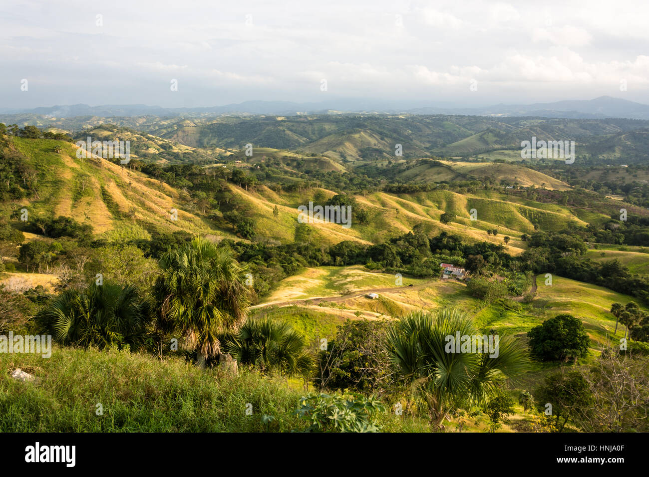 Spekulerer Oxide mave Valley around the mountains of San Jose de las Matas, Dominican Republic  Stock Photo - Alamy