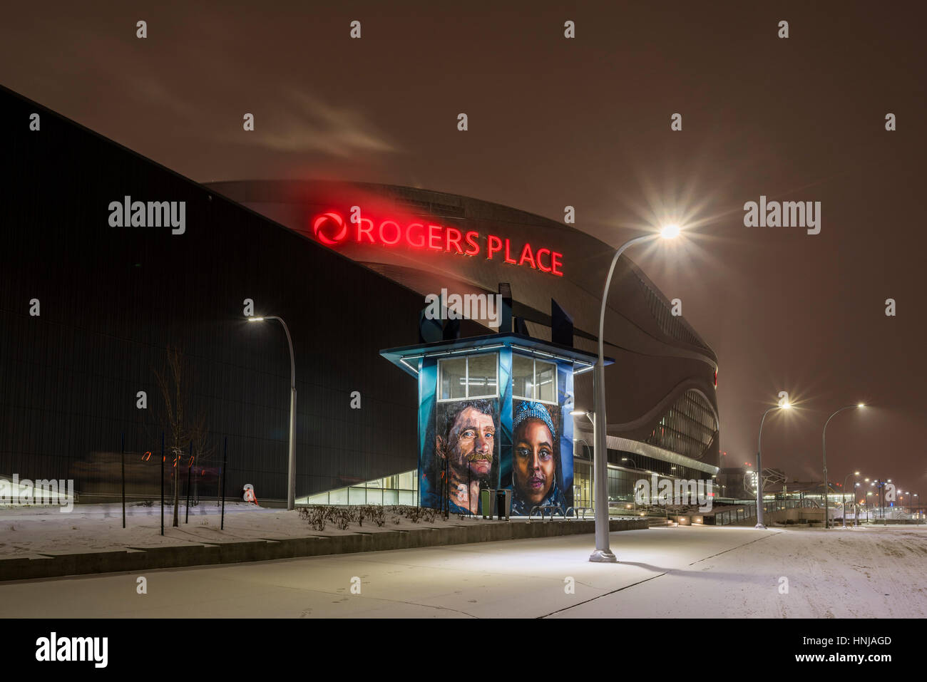 Rogers place edmonton oilers hi-res stock photography and images - Alamy