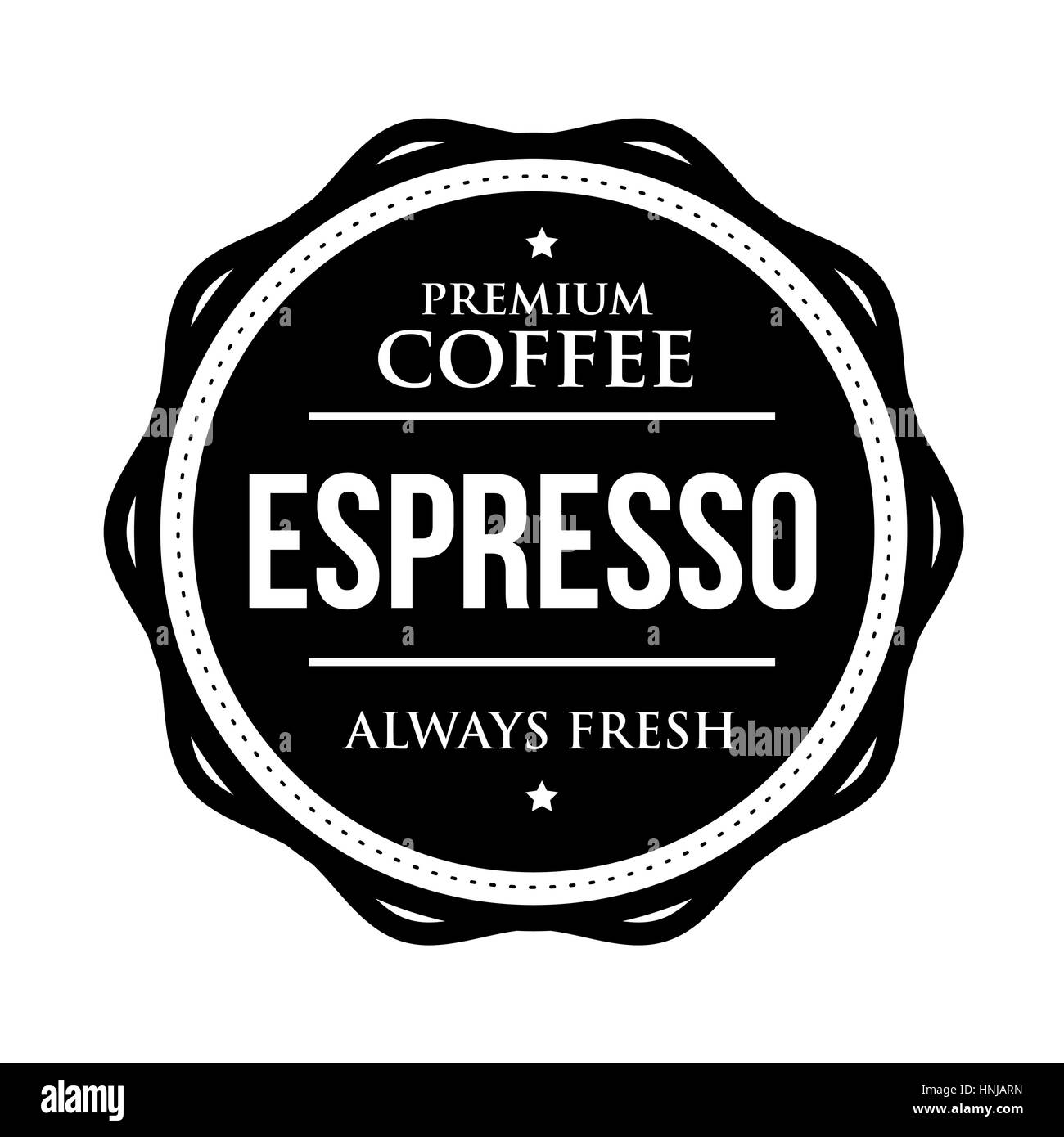 Coffee Espresso vintage stamp Stock Vector