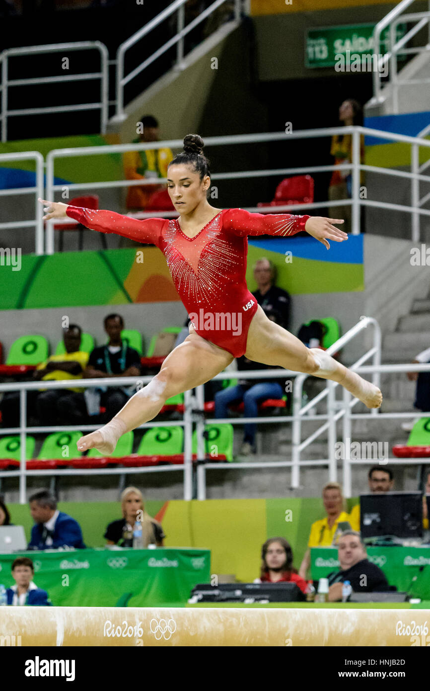 Rio de Janeiro, Brazil. 11 August 2016. Alexandra Raisman (USA ...