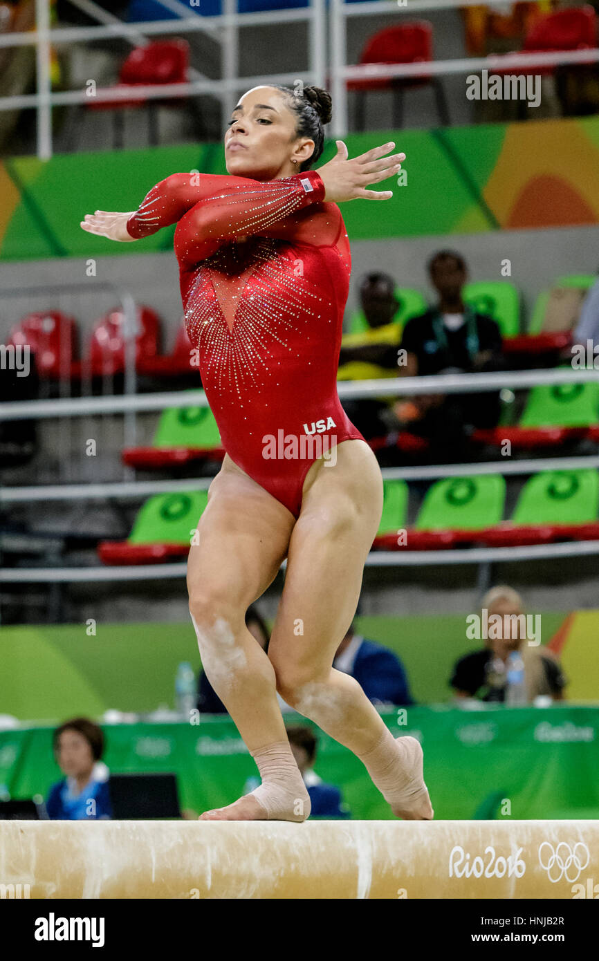 Rio de Janeiro, Brazil. 11 August 2016. Alexandra Raisman (USA ...