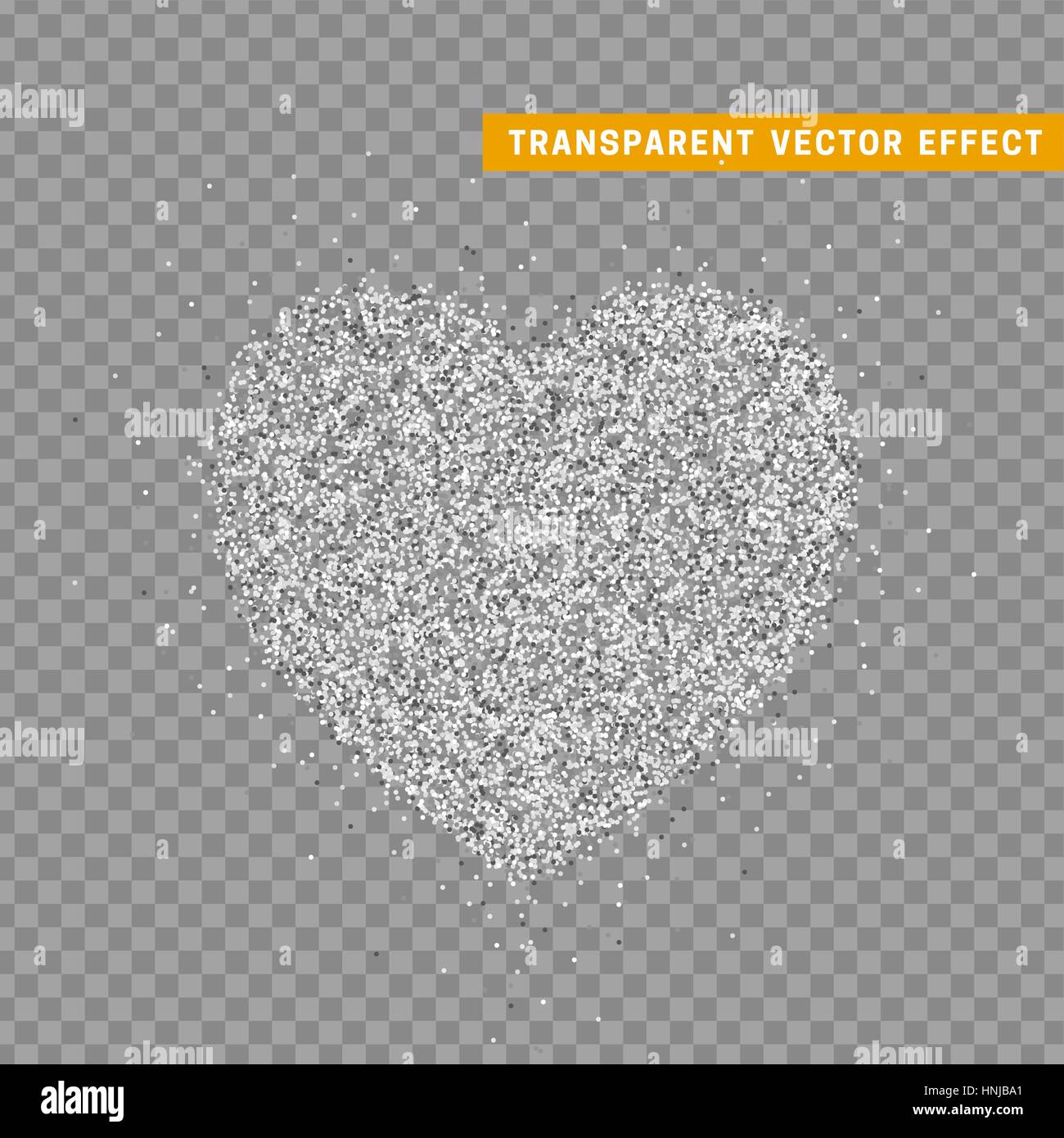 Valentines Day heart isolated, transparent vector effect background ...