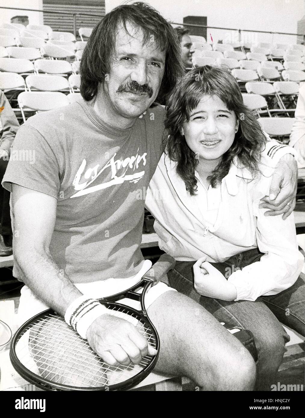 SONNY BONO AND HIS DAUGHTER CHASTITY BONO ( MID 1980'S) ATTEND A ...