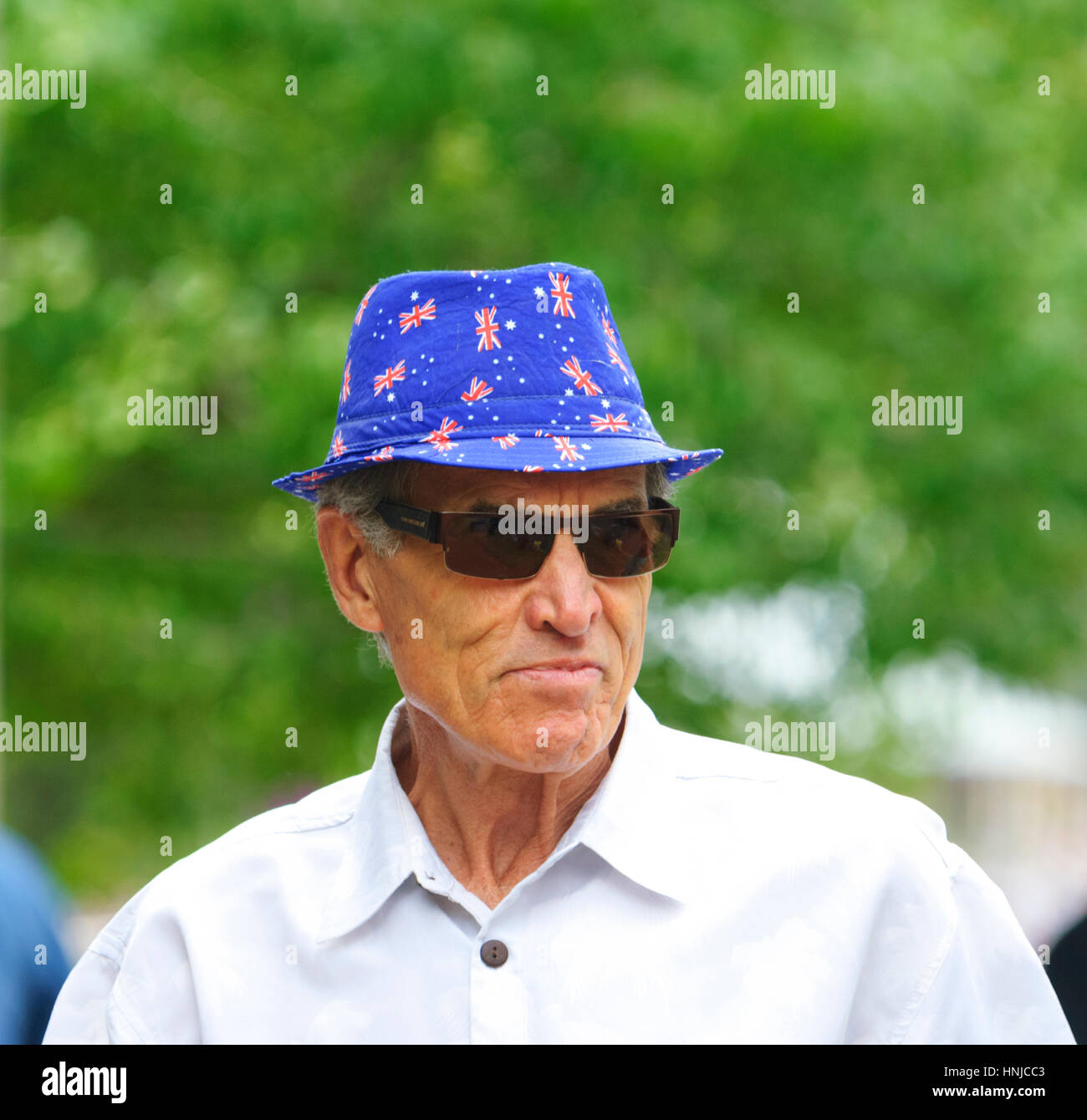 Man wearing trilby hat hi-res stock photography and images - Alamy