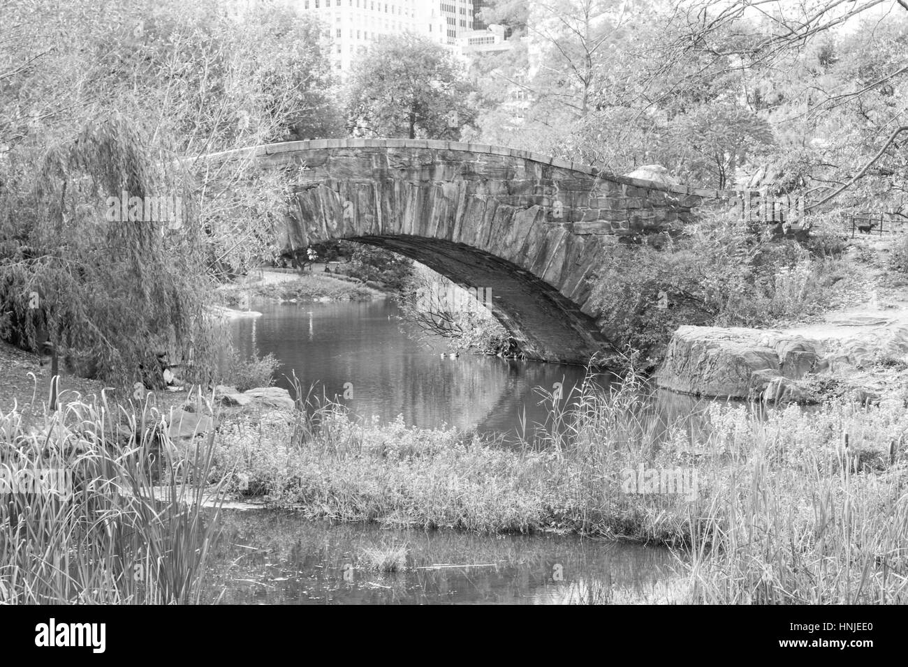 Gapstow bridge is the most iconic bridge of Central Park with fenomenal ...