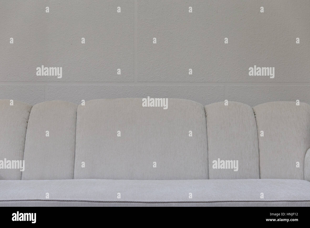 beige fabric sofa couch living room Stock Photo Alamy
