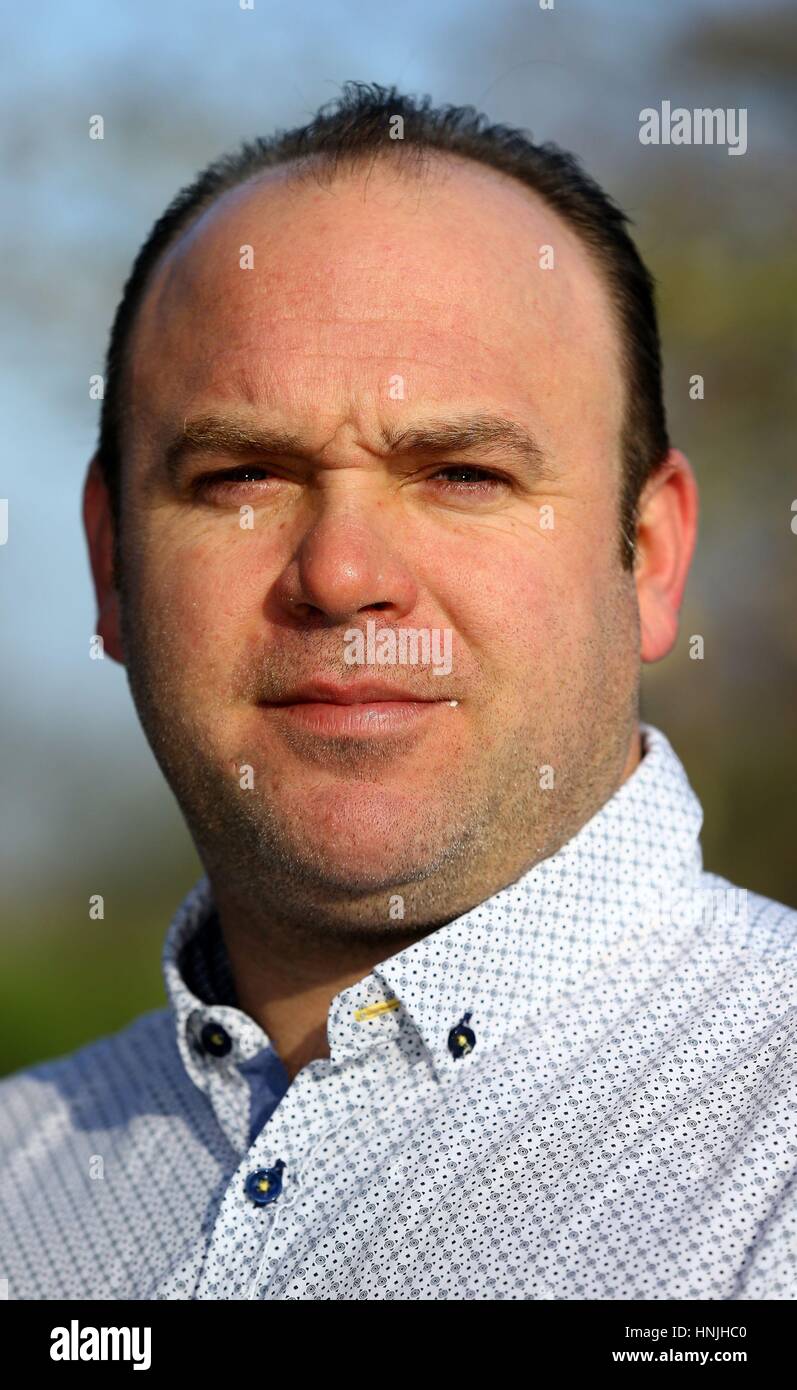 Embargoed to 0001 Tuesday February 14 Neil Burdett whose daughter Faye