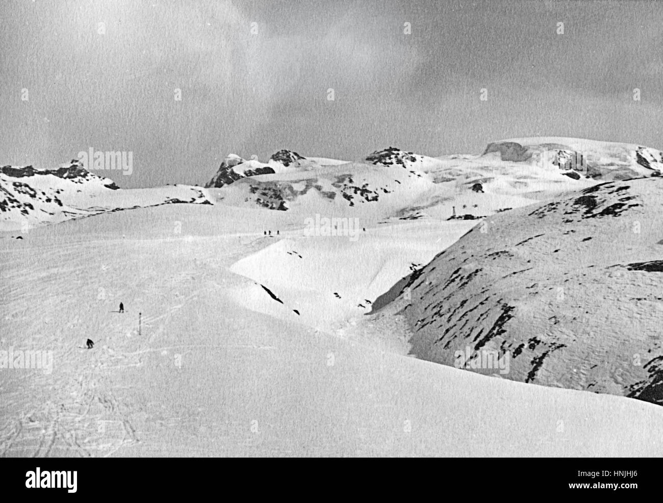 Febuary 1938 Italian Alps near Sestriere, Italy - Holiday on ski ...