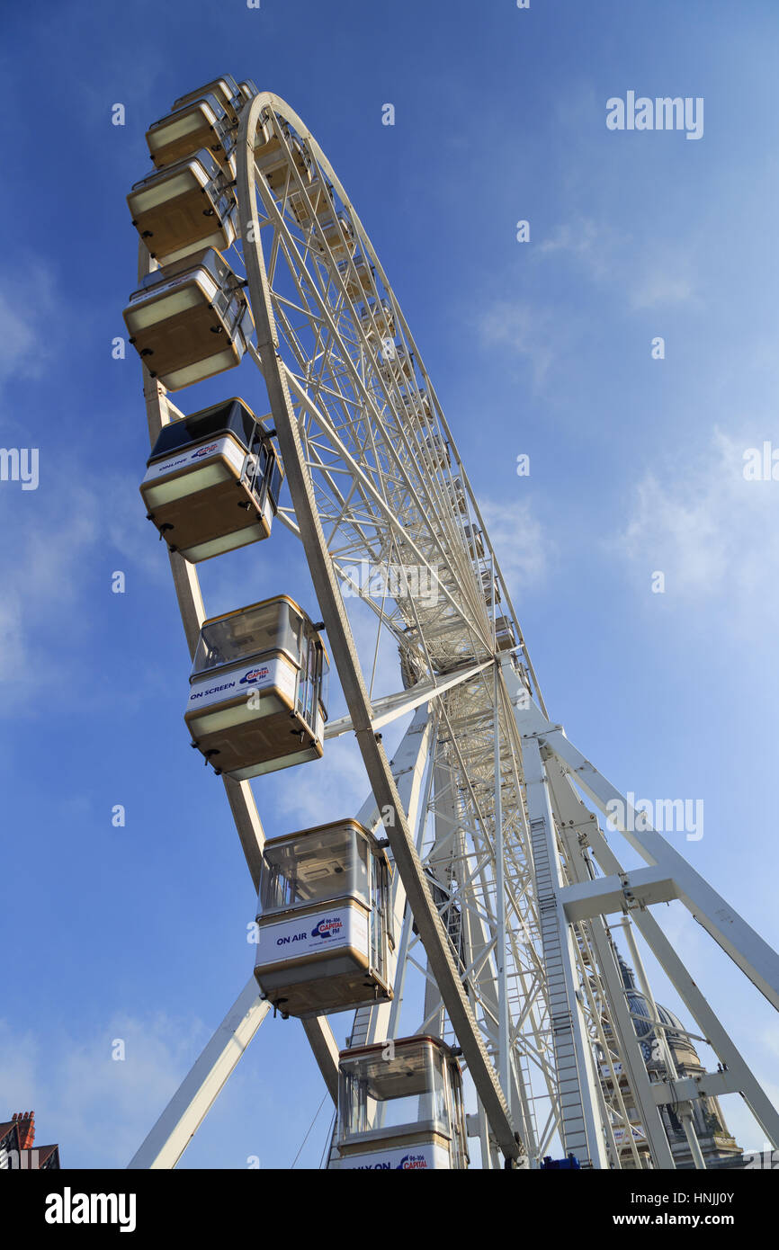 NOTTINGHAM, ENGLAND FEBRUARY 13 Nottingham's 'Big Wheel' ferris