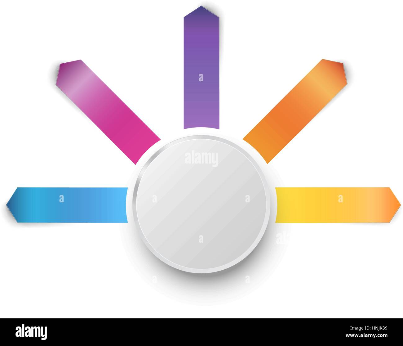 Arrows Infographic Template Stock Vector Image & Art - Alamy