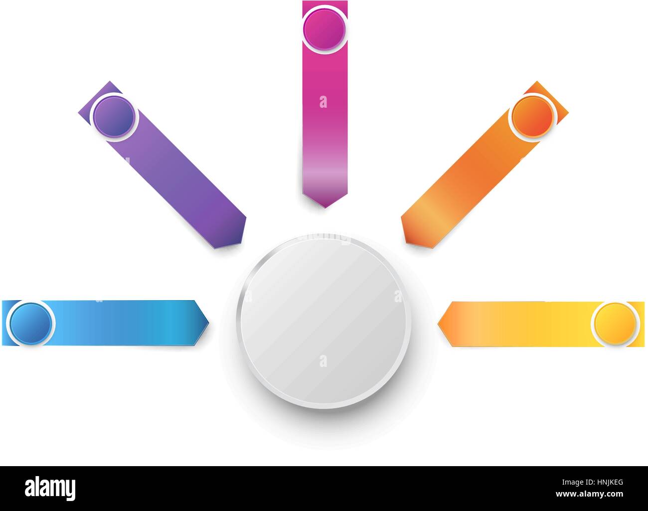 Arrows Infographic Template Stock Vector Image & Art - Alamy