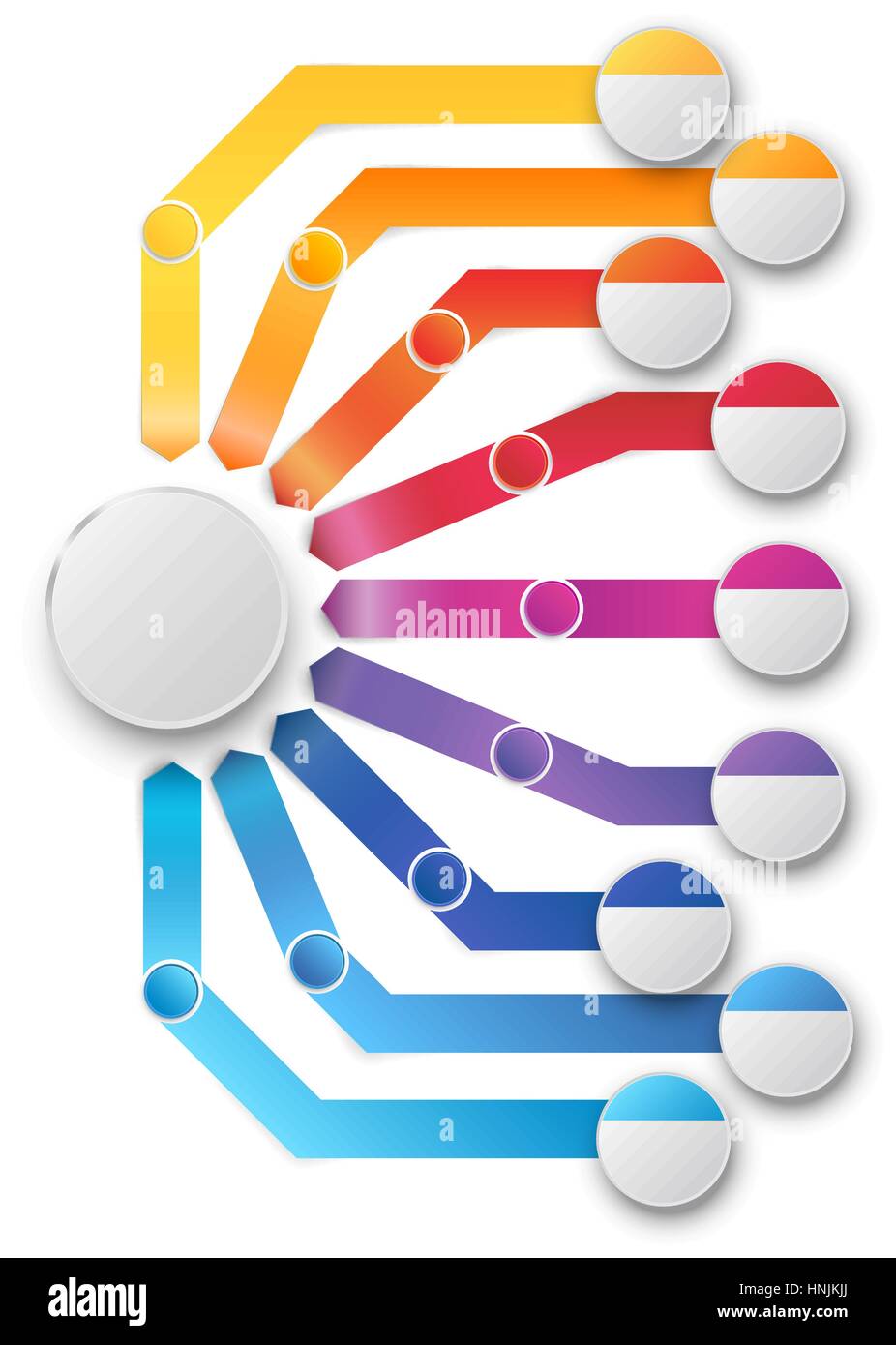 Arrows Infographic Template Stock Vector Image & Art - Alamy