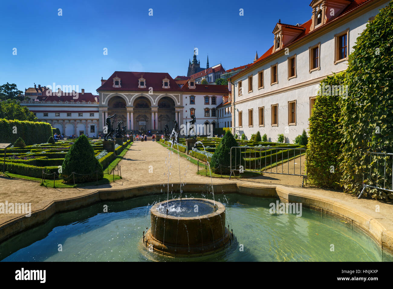 Wallenstein Palace and garden, Prague, Czech Republic Stock Photo Alamy