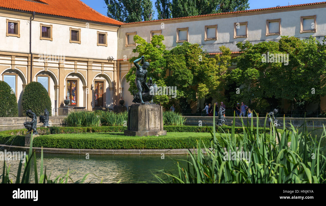 Wallenstein Palace and garden, Prague, Czech Republic Stock Photo Alamy