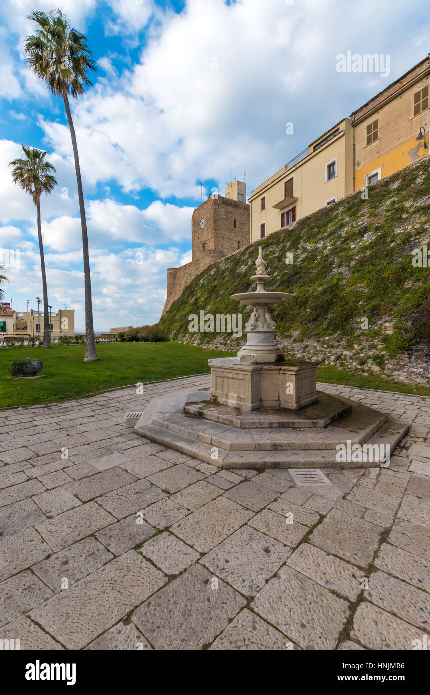 Termoli (Italy) - A touristic city on Adriatic sea in the province of Campobasso, Molise region, southern Italy Stock Photo