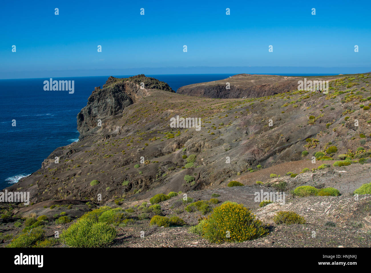 coastline near el Juncal, Gran canaria, Spain Stock Photo