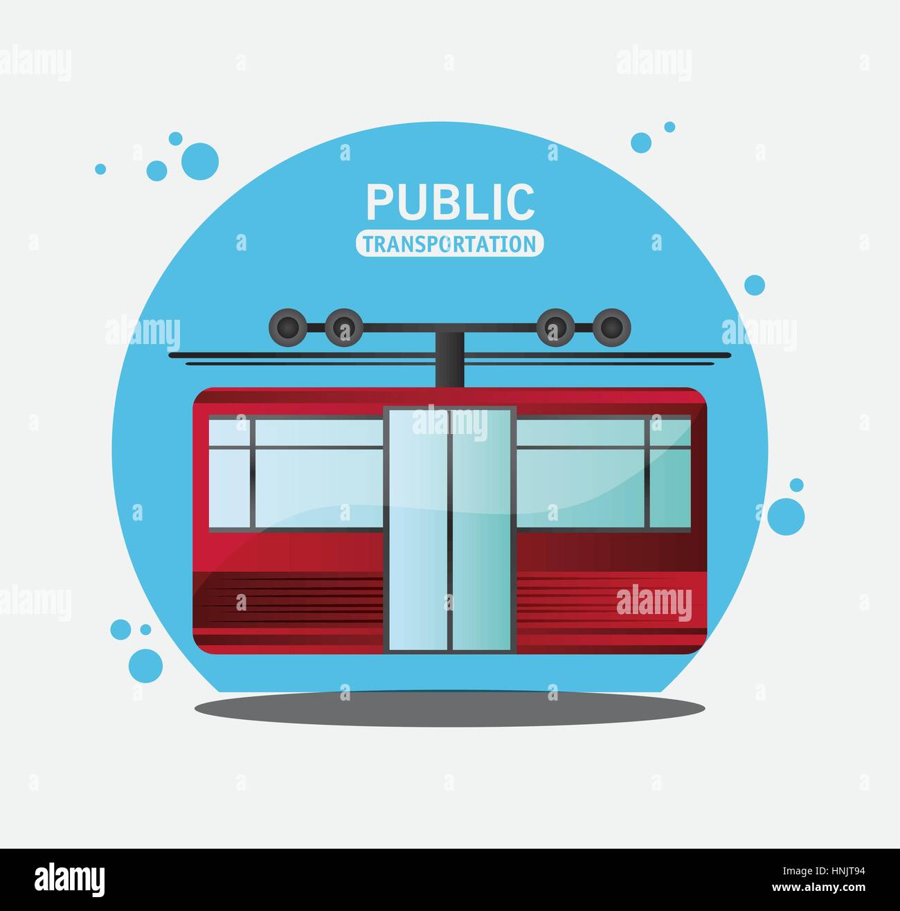 cable railway public transport vector illustration eps 10 Stock Vector