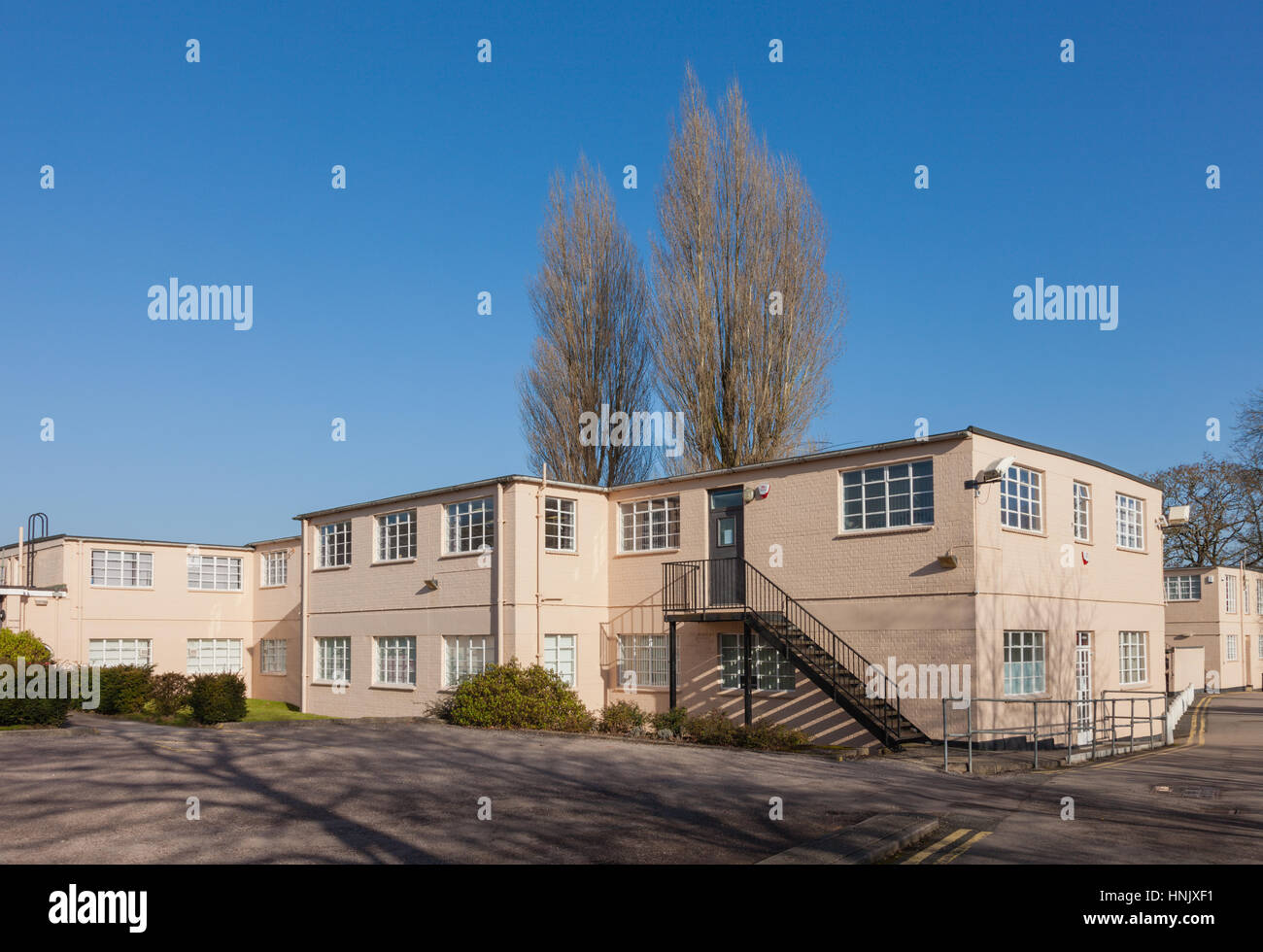 Bletchley Park Enigma codebreak buildings UK Stock Photo