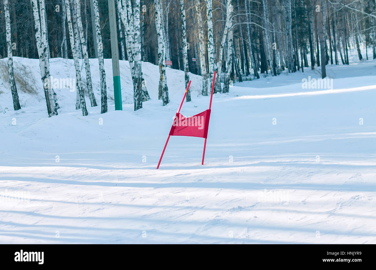 Downhill skiing flag hires stock photography and images Alamy