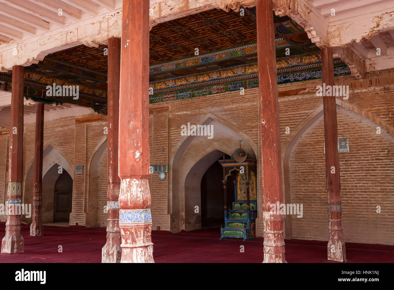 Juma Mosque, Kashgar, Xinjiang Autonomous Region, China. Stock Photo