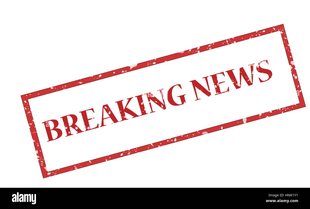 Breaking news rubber stamp Stock Vector Image & Art - Alamy