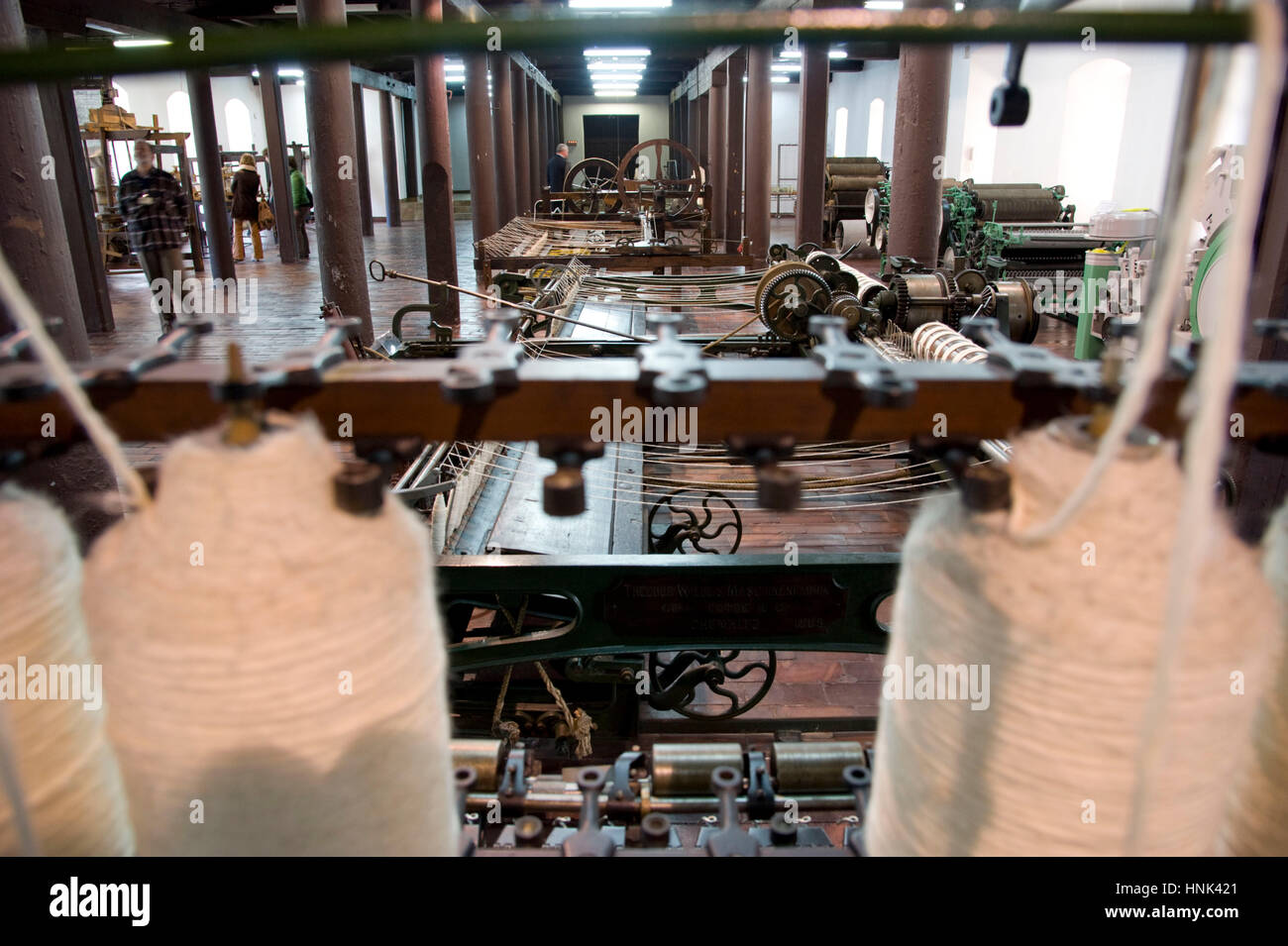 Europe, Poland, Lodz, the Central Museum of Textiles, located in Ludwik Geyer«s White Factory. -Europa, Polen, Lodz, zentrales Textilmuseum in der 'We Stock Photo