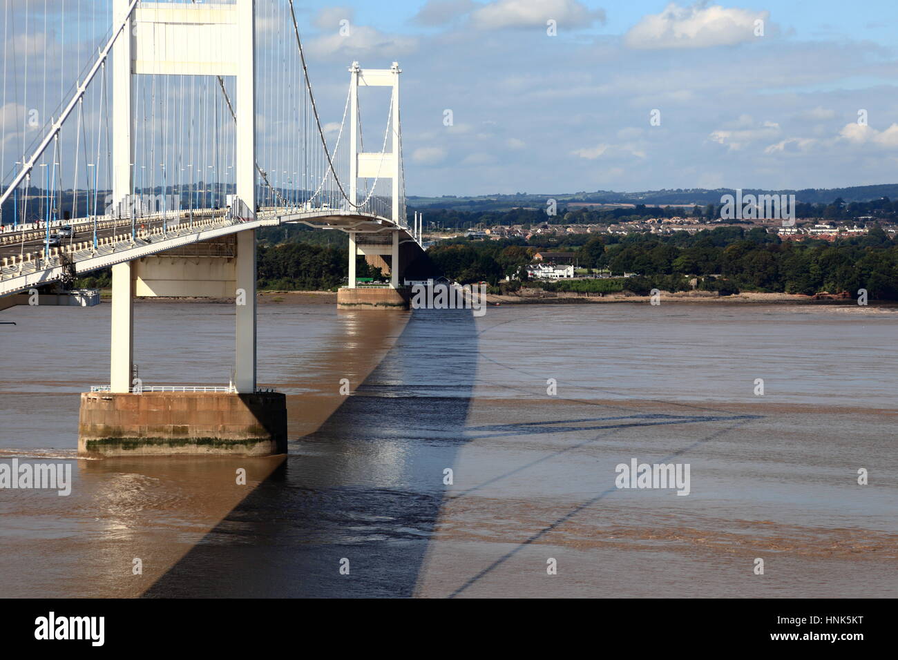 First severn bridge crossing beachley hi-res stock photography and