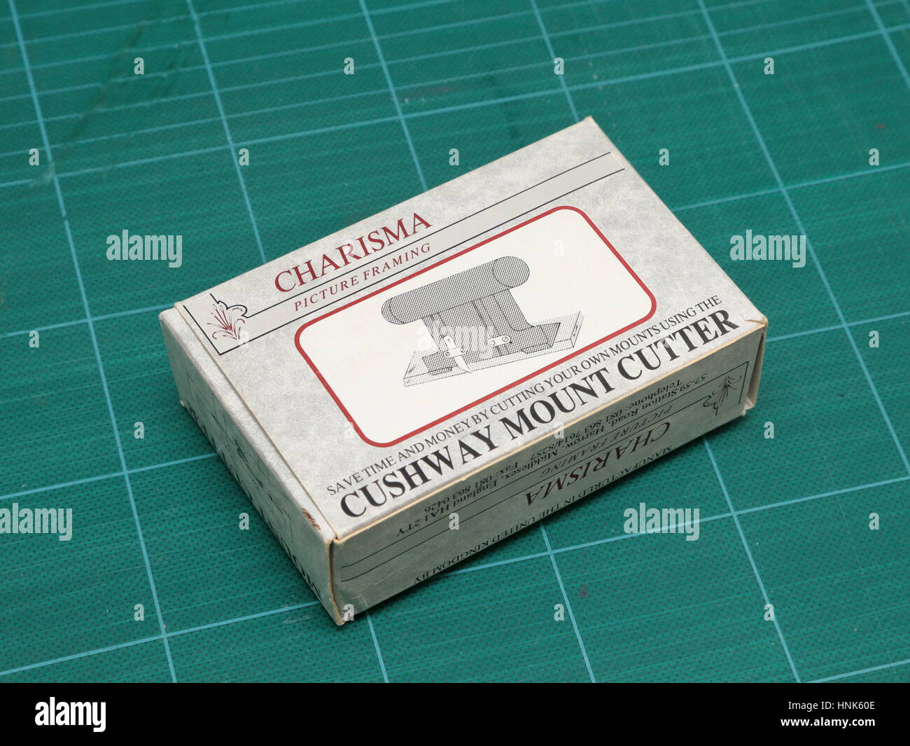 Boxed Charisma Cushway picture framing mount board cutter. Save time