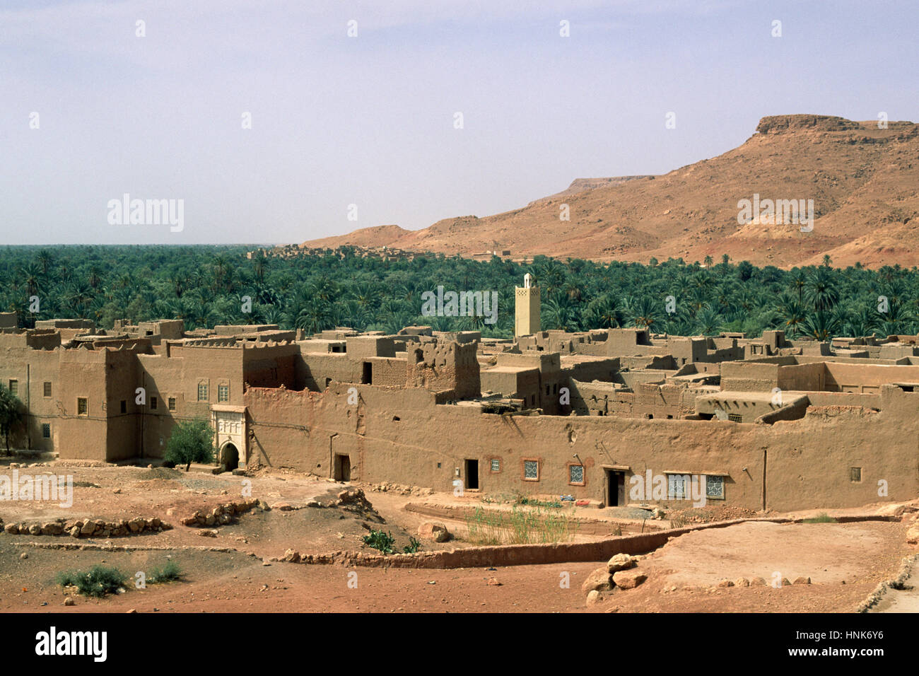 Morocco, Tafilalet, Ziz gorge, ksar Stock Photo