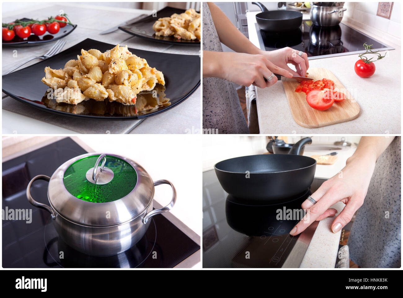 Kitchen Process Cooking Cooking process set kitchen hi-res stock photography and images - Alamy