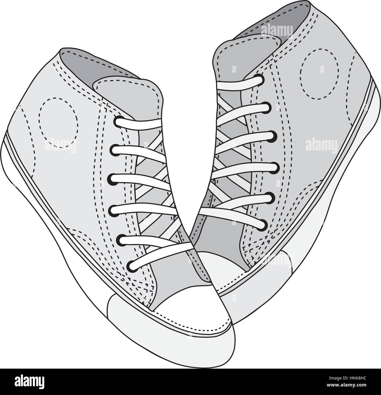 Premium Vector | A drawing of a converse shoe with the word converse on it