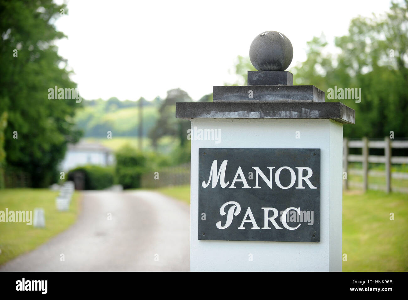 Manor Parc Hotel on Thornhill Road, Cardiff, South Wales, UK Stock