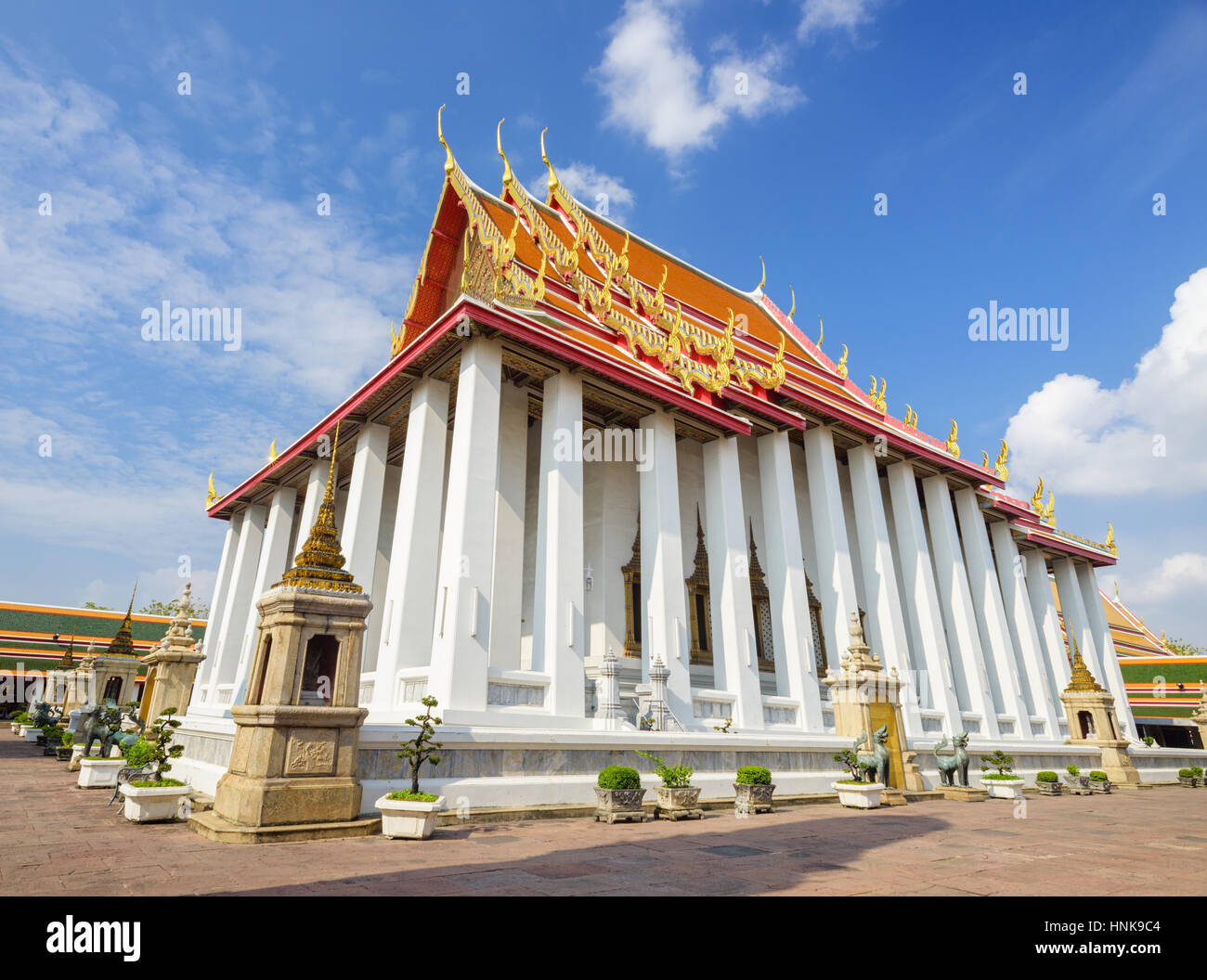 Wat Pho (Wat Phra Chetupon Vimolmangklararm) in Bangkok, Thailand Stock ...