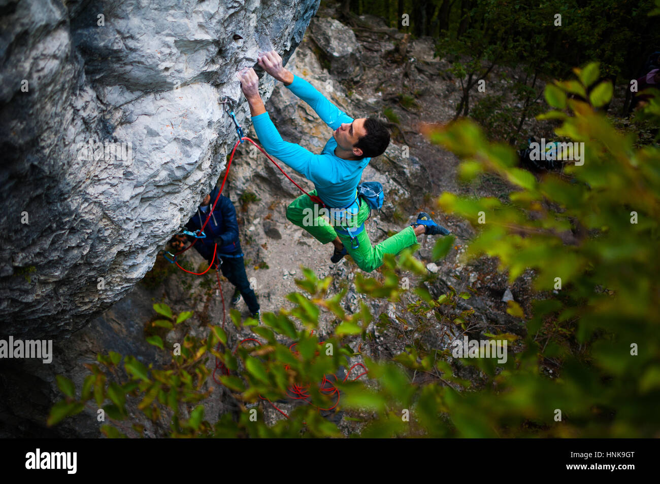 Climbing in Croatia, Okić Stock Photo Alamy