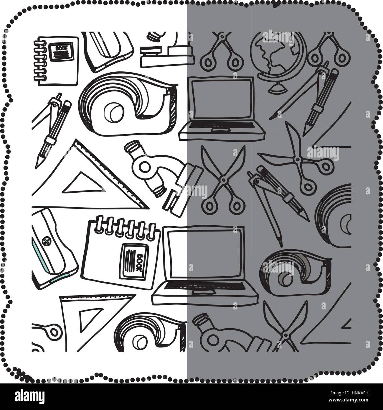 study tools stock icon, vector illustration image Stock Vector Image ...