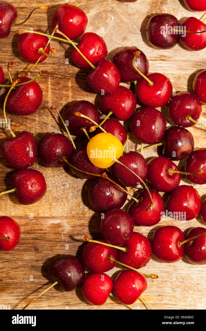 juicy and ripe cherries Stock Photo - Alamy