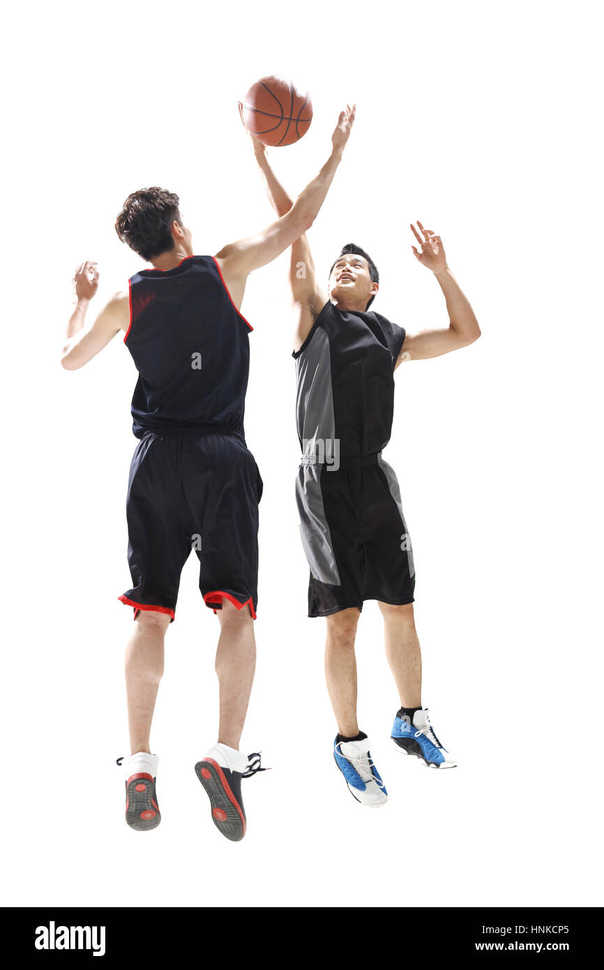 Basketball players to play basketball Stock Photo Alamy