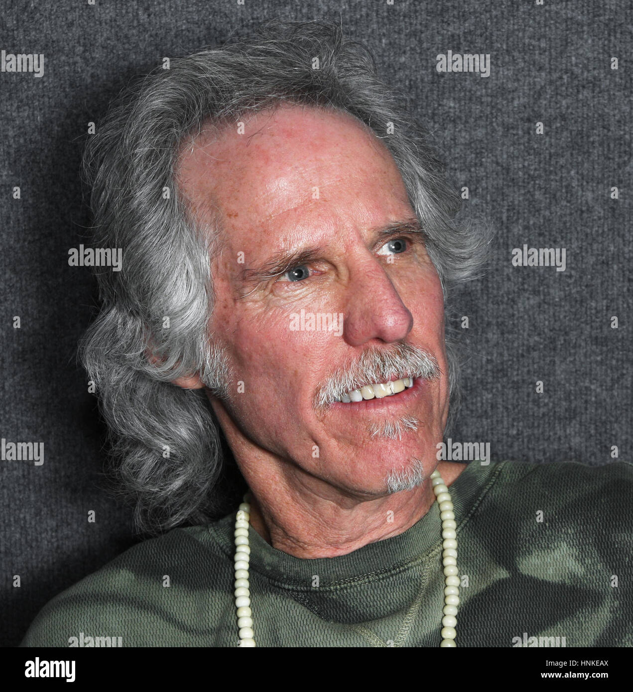 Doors drummer John Densmore pictured during his Sundance portrait