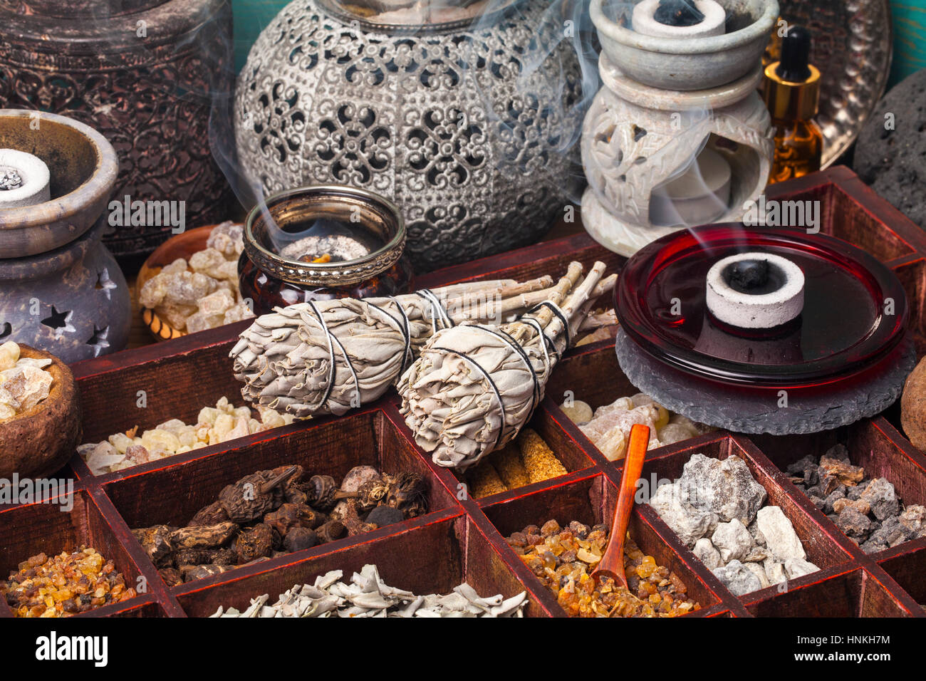 Incense of Salvia Apiana (White sage, sacred sage, bee sage, california