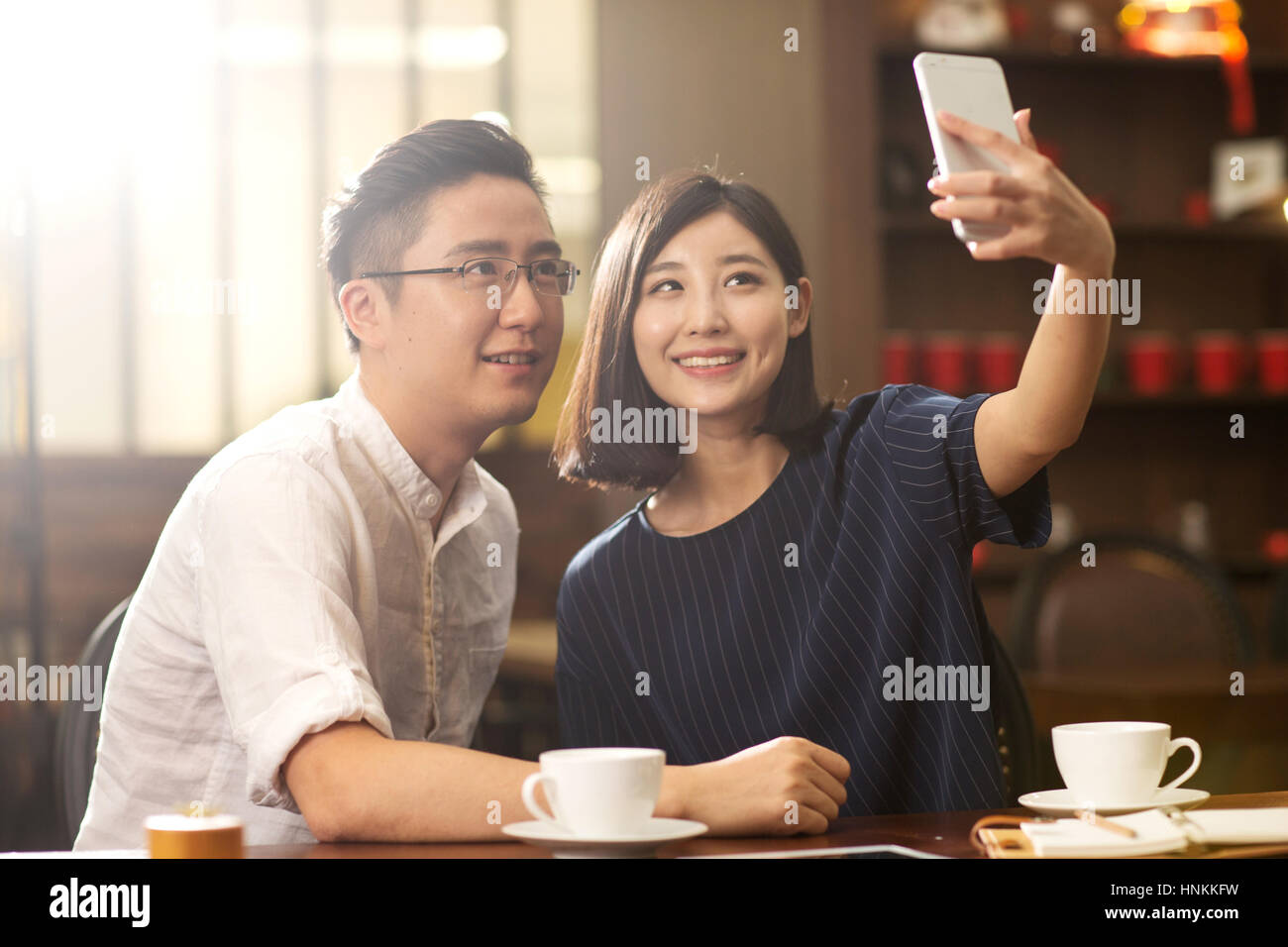 Two men only cafe hi-res stock photography and images - Alamy