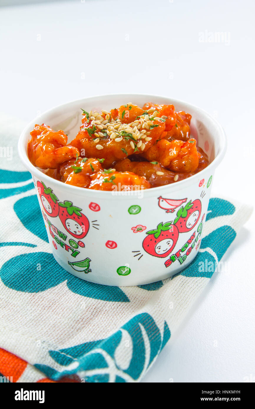 deep fried chicken Stock Photo - Alamy