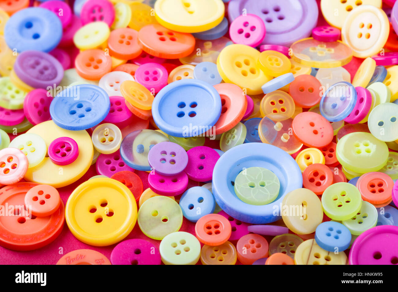 Sewing Buttons, Plastic Buttons, Colorful Buttons Background