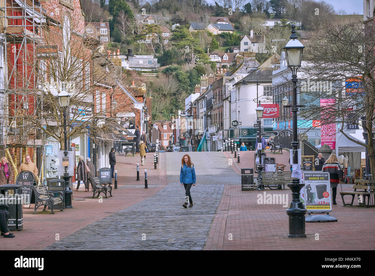 The Cliff High Street, Lewes, East Sussex Stock Photo