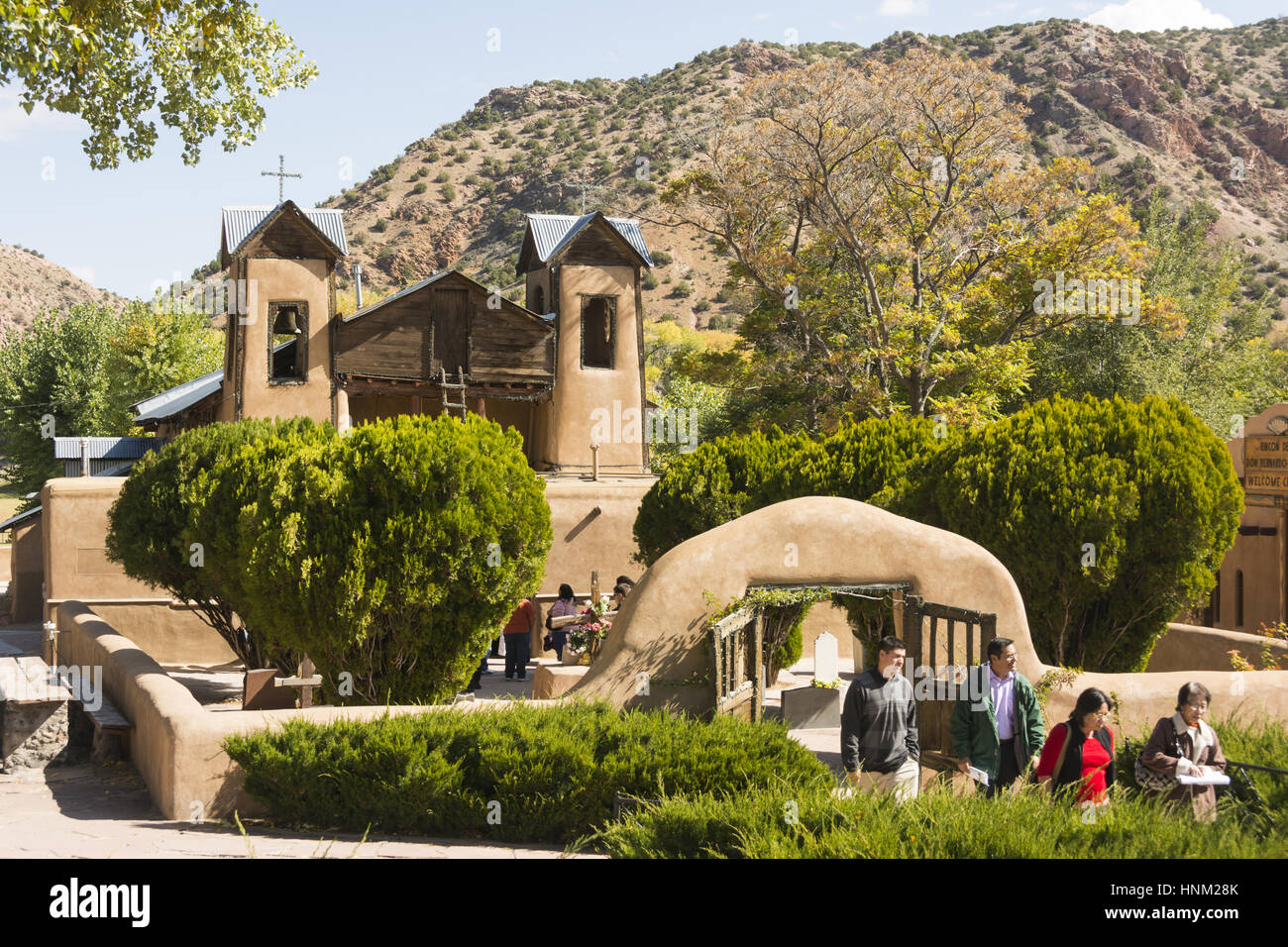 New Mexico, High Road to Taos Scenic Byway, Chimayo, El Sanctuario de