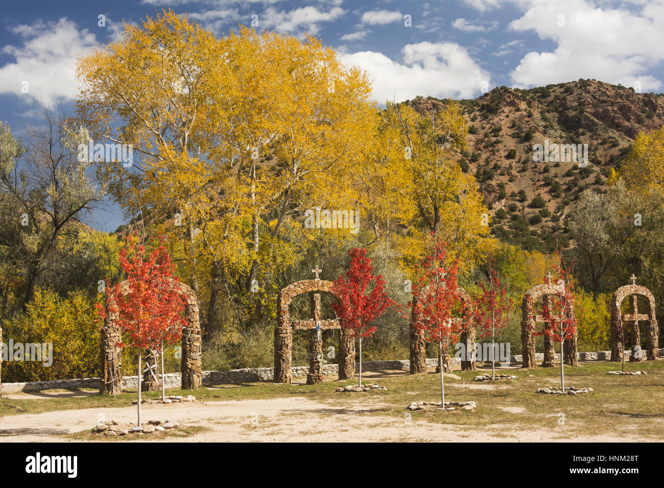 New Mexico, High Road to Taos Scenic Byway, Chimayo, El Sanctuario de