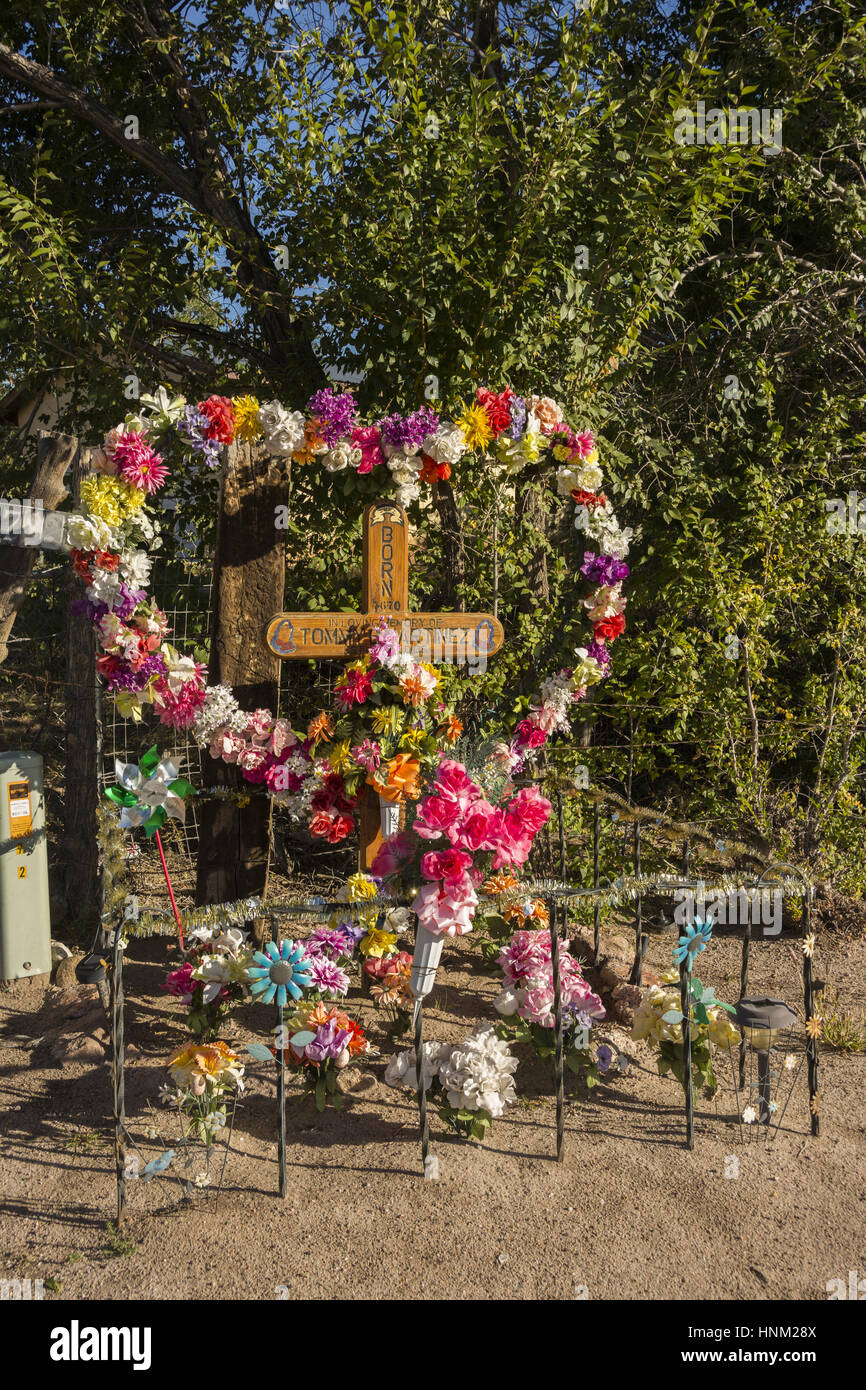 New Mexico, High Road to Taos Scenic Byway, Chimayo, El Sanctuario de