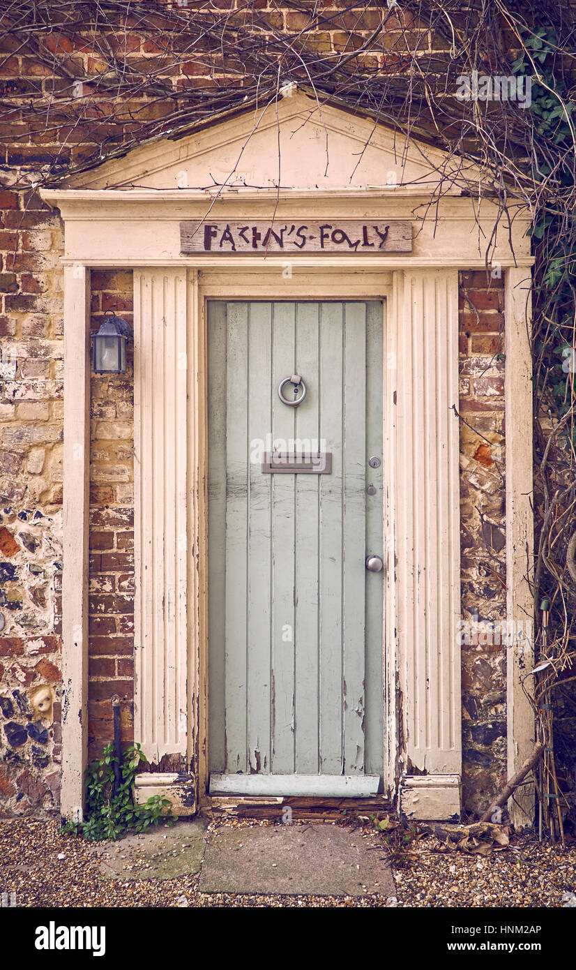 An eccentric door Stock Photo