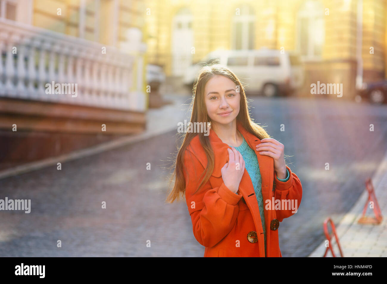 Orange coat hi-res stock photography and images - Alamy