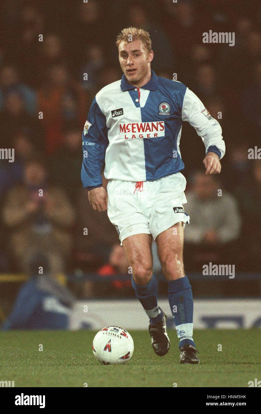 STUART RIPLEY BLACKBURN ROVERS FC 17 January 1996 Stock Photo - Alamy